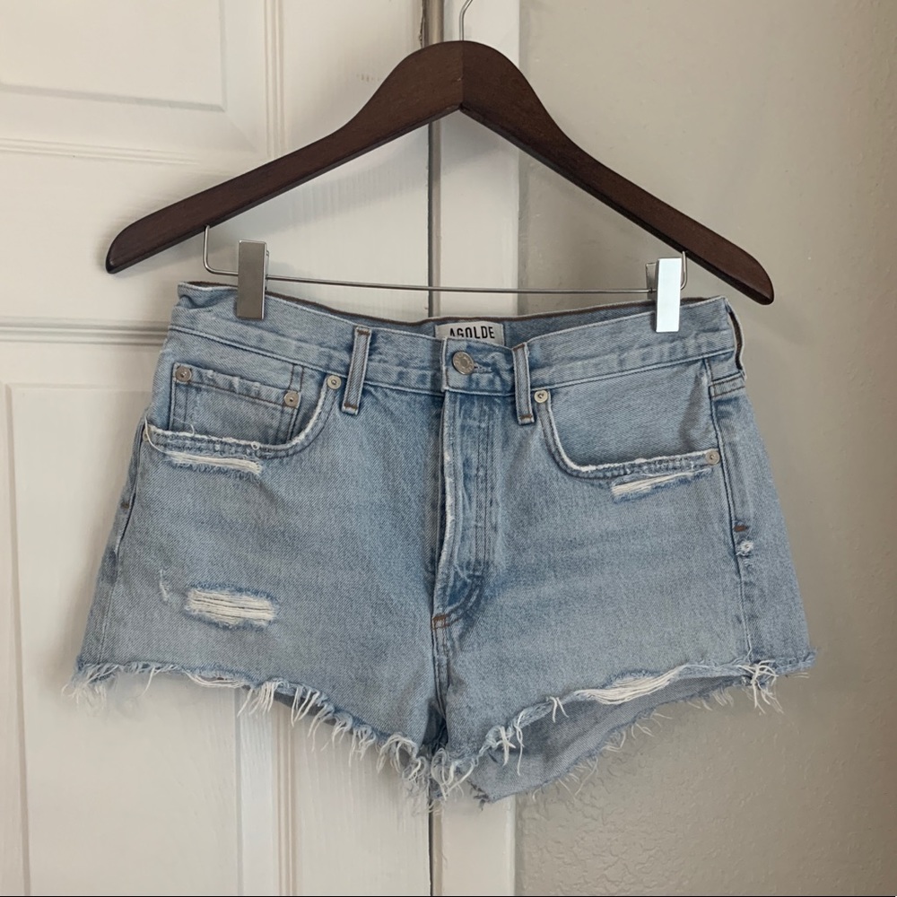 AGOLDE denim shorts